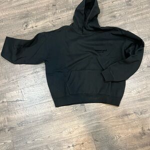 Essentials Men's black Hoodie Sweater